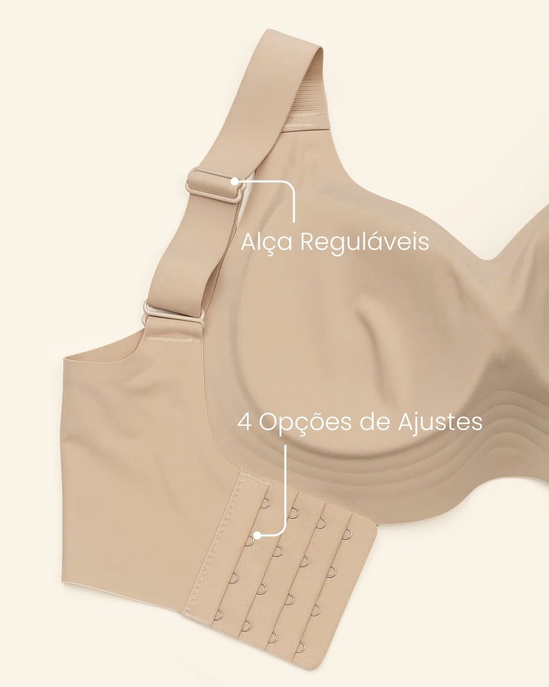 LEVE 3 PAGUE 1 - Sutiã Premium Reforçado de Alta Sustentação e Conforto